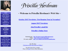 Tablet Screenshot of priscillaherdman.com